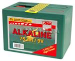 AKO 9V alkaline batteri, 75 Ah